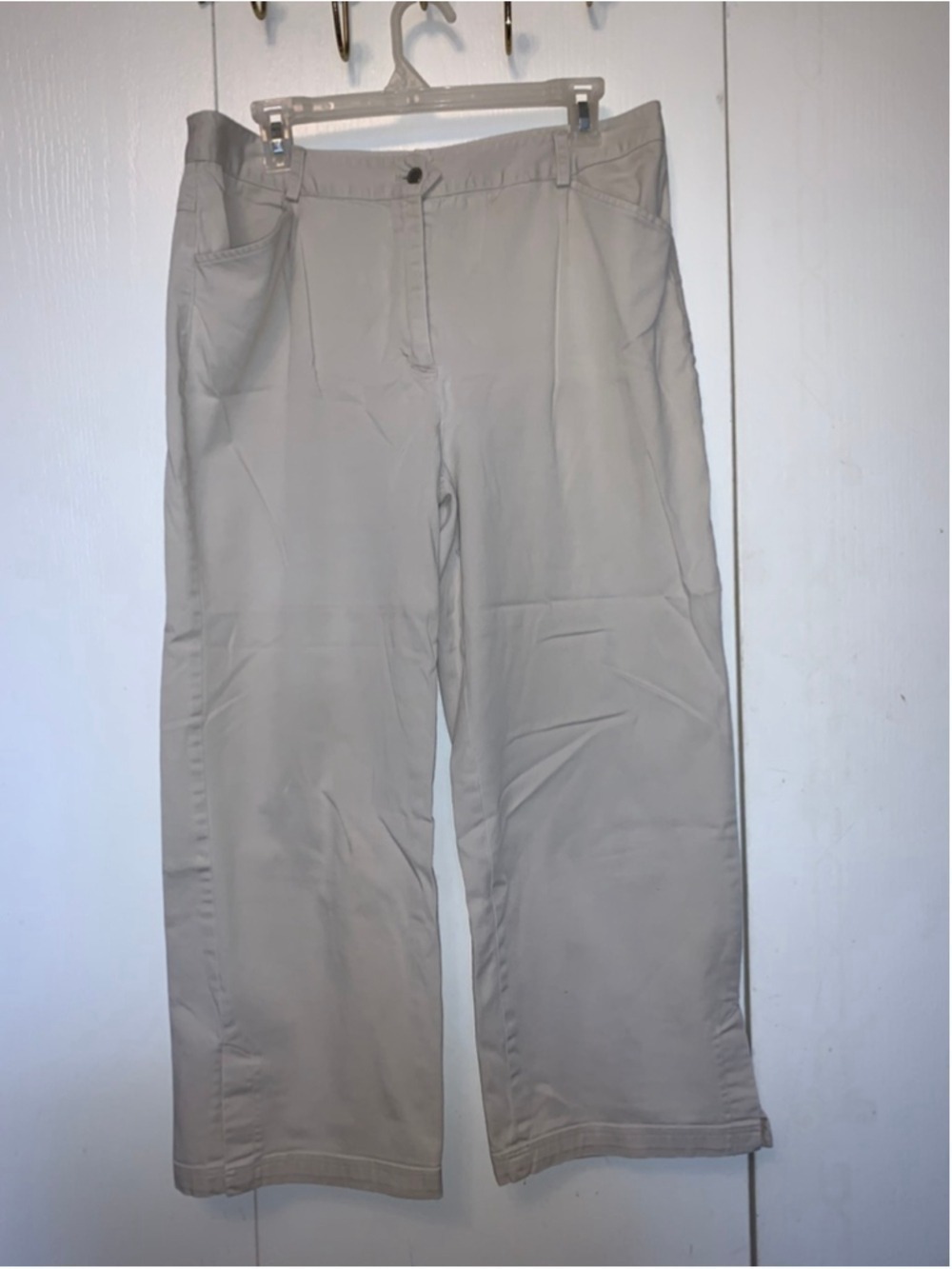 Women's Mac & Jac Wide Leg Pants Size 12 Beige